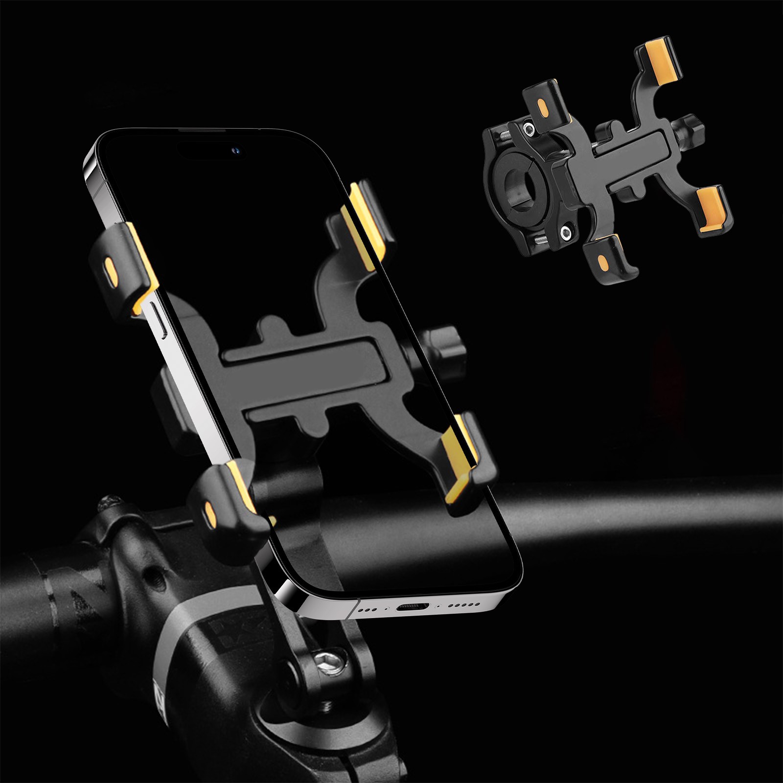 Shop Now Save, Motorbike Mobile Phone Bracket for Bike and Car, Navigation Bracket with Release Button Locking System, Stable Support for Smartphones on Motorcycles, Convenient Operation